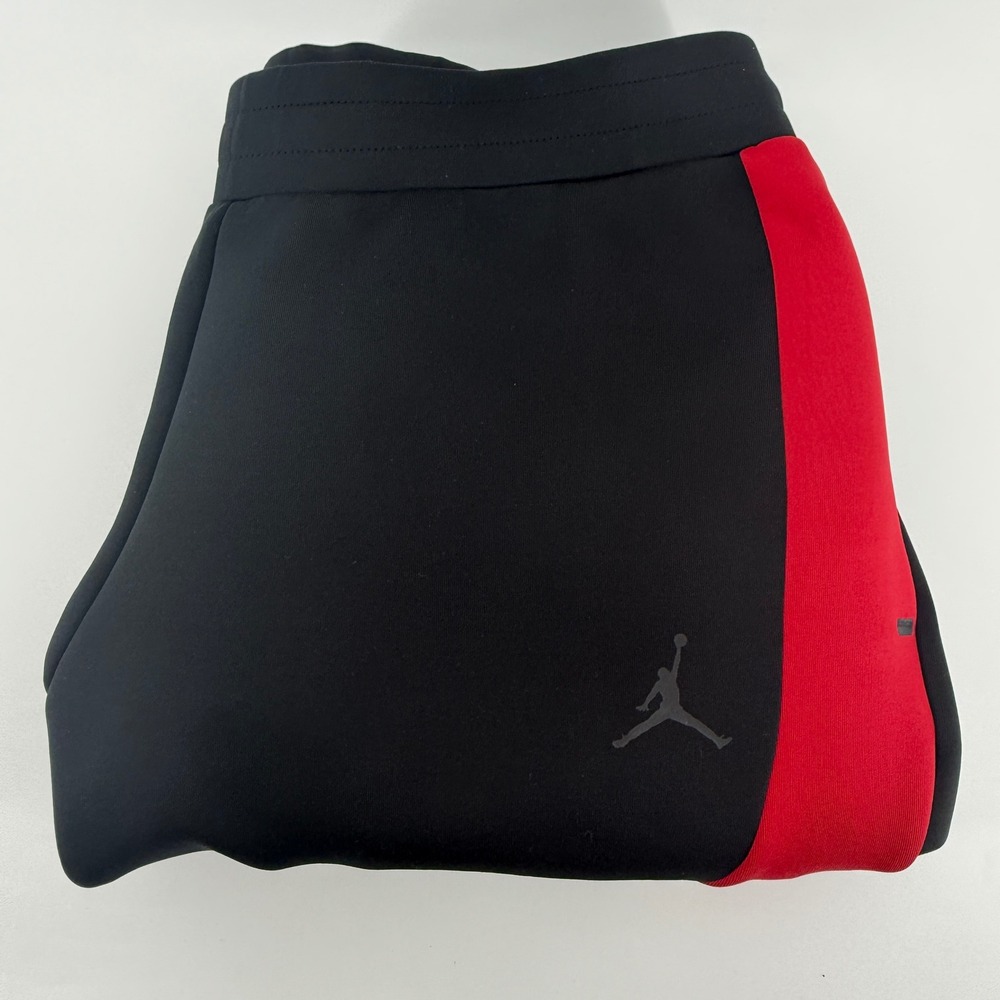 Jordan Mens 2XL Black Gym Red Tapered Sportswear Track Pants 879499-013 NEW